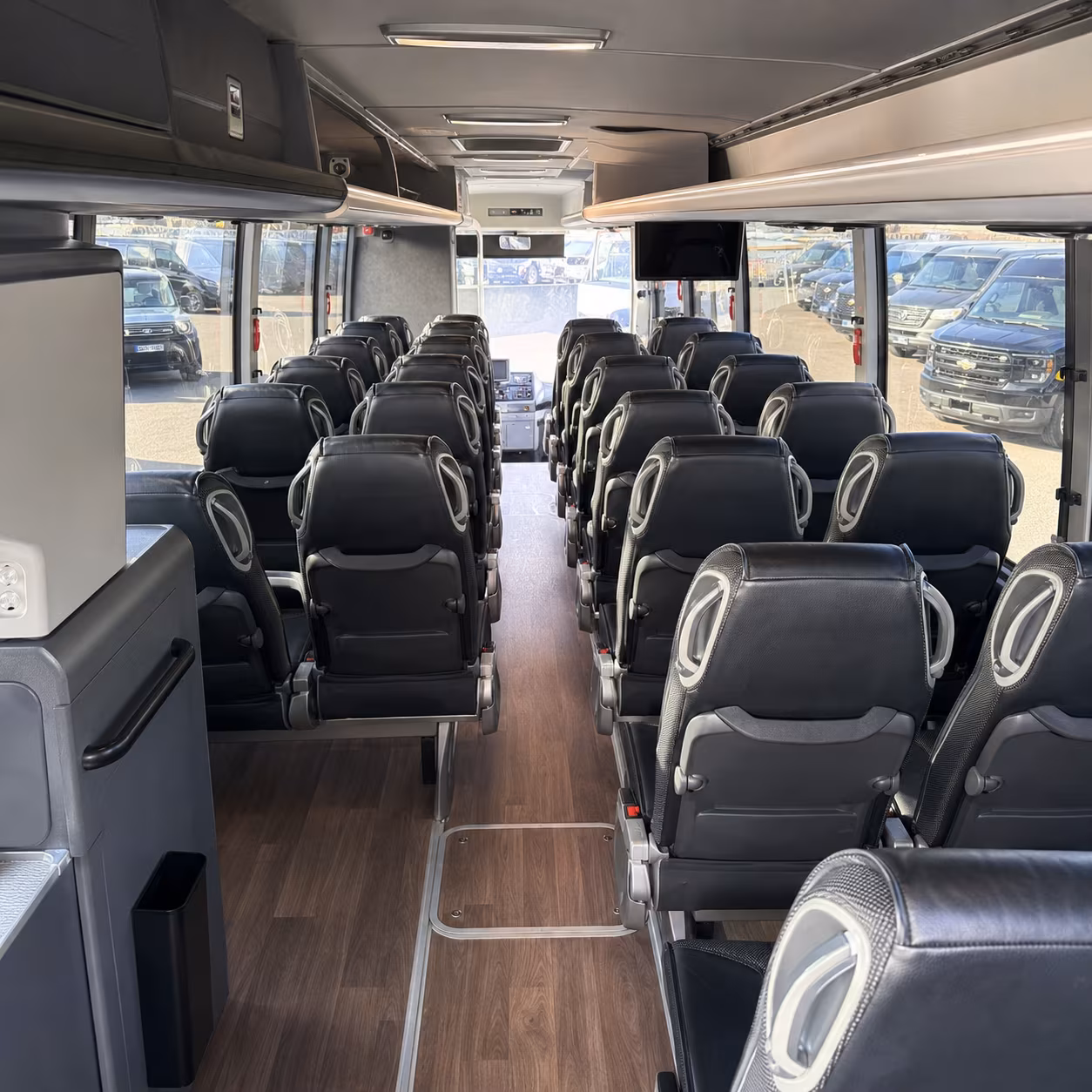 jacksonville charter bus interior