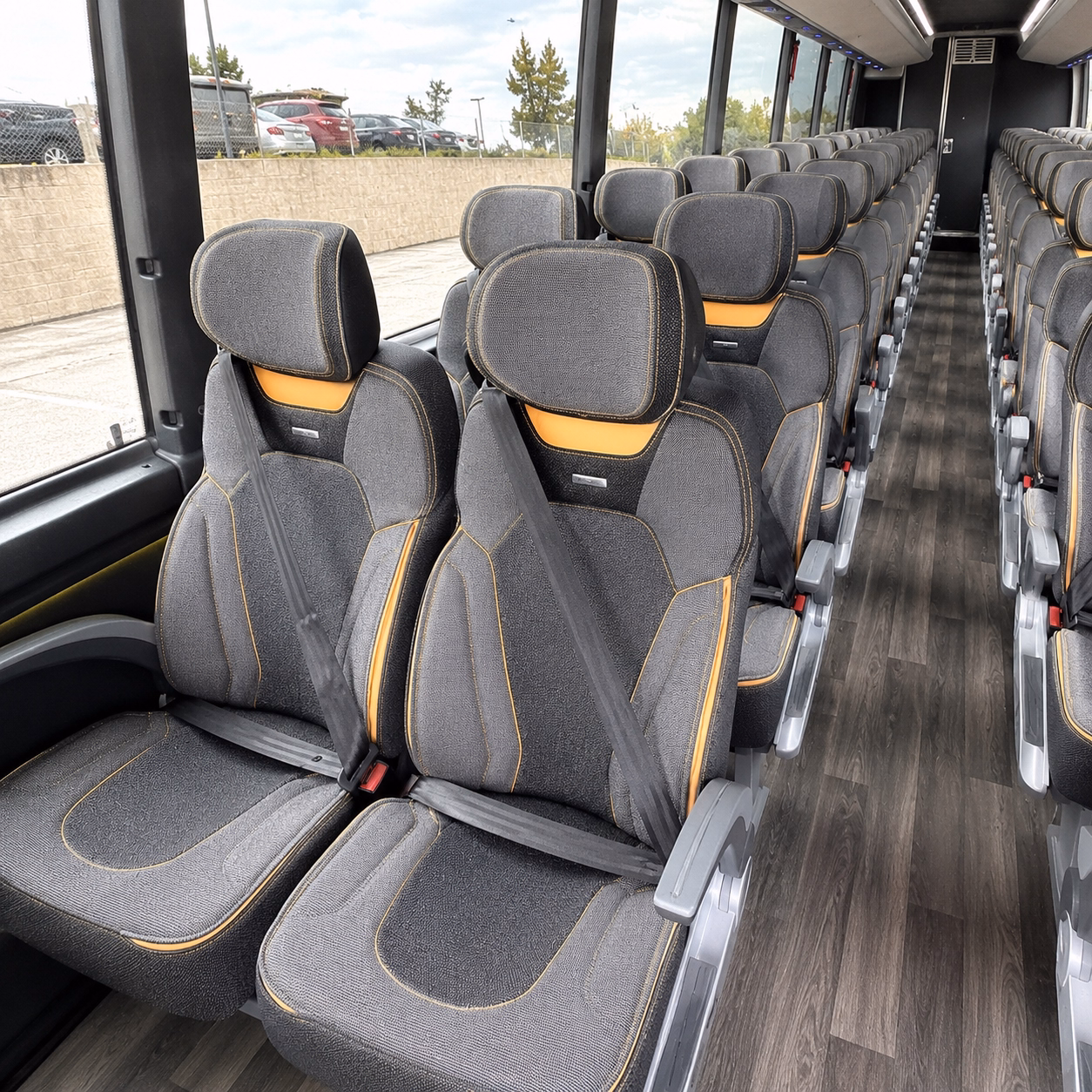 jacksonville charter bus services interior
